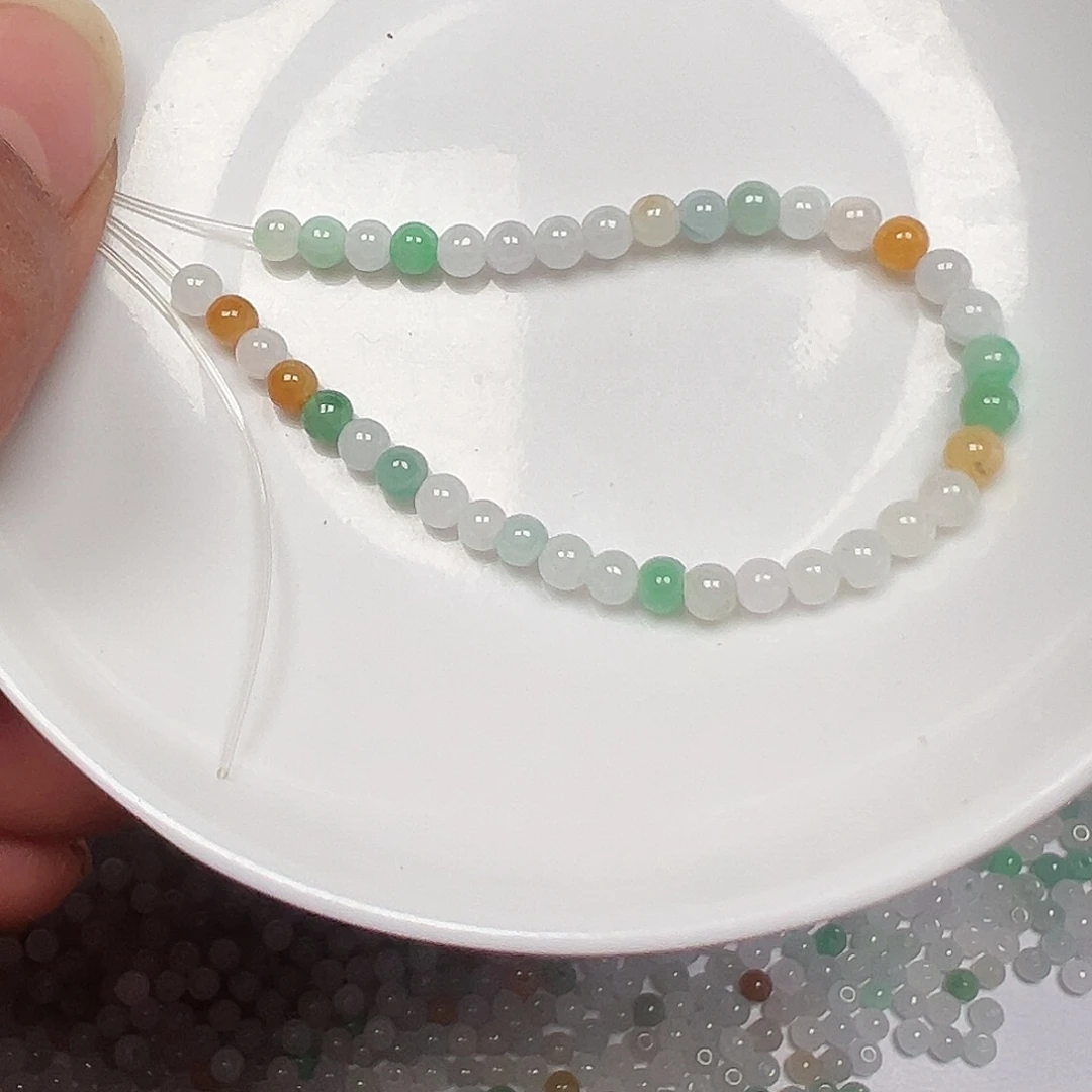 翡翠散珠老五翡翠