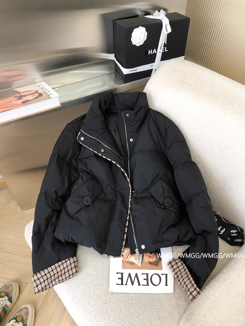 慵懒百搭羽绒服女款2025新款冬季高级感百搭小香风面包服休闲外套