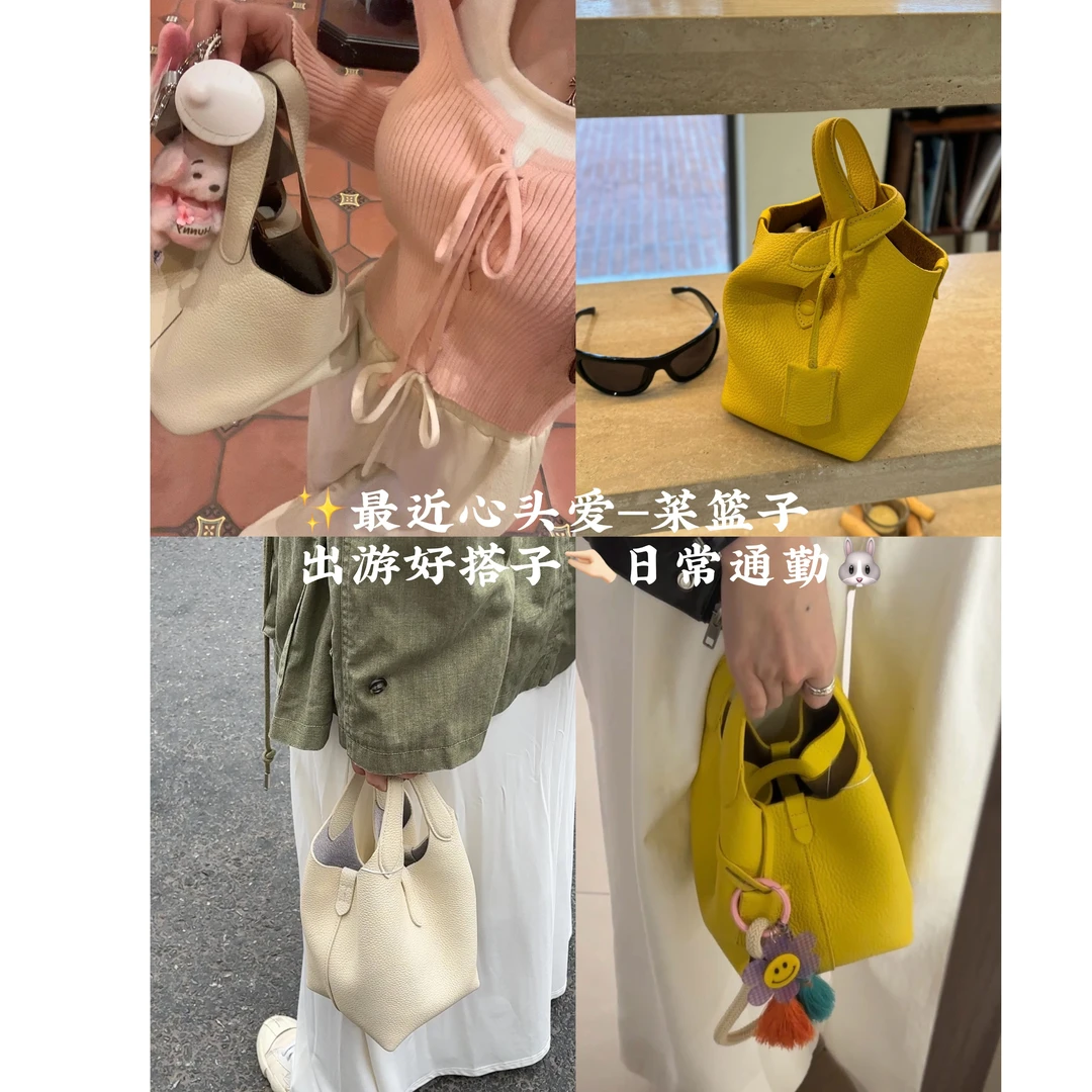 96997#绝美搭配~这款菜篮子包真的是百搭的神!（真真）