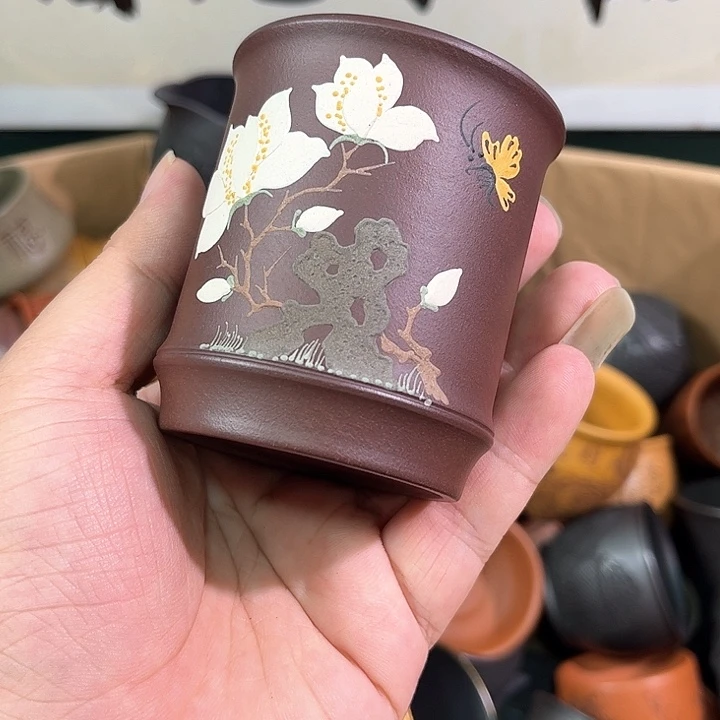 茶杯紫砂全手工紫砂主人杯