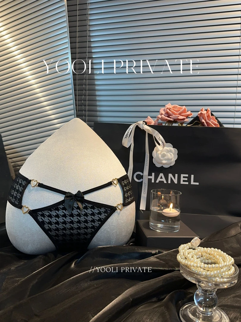 “迷情枷锁”性感镂空爱心蝴蝶结纯欲风轻奢内裤