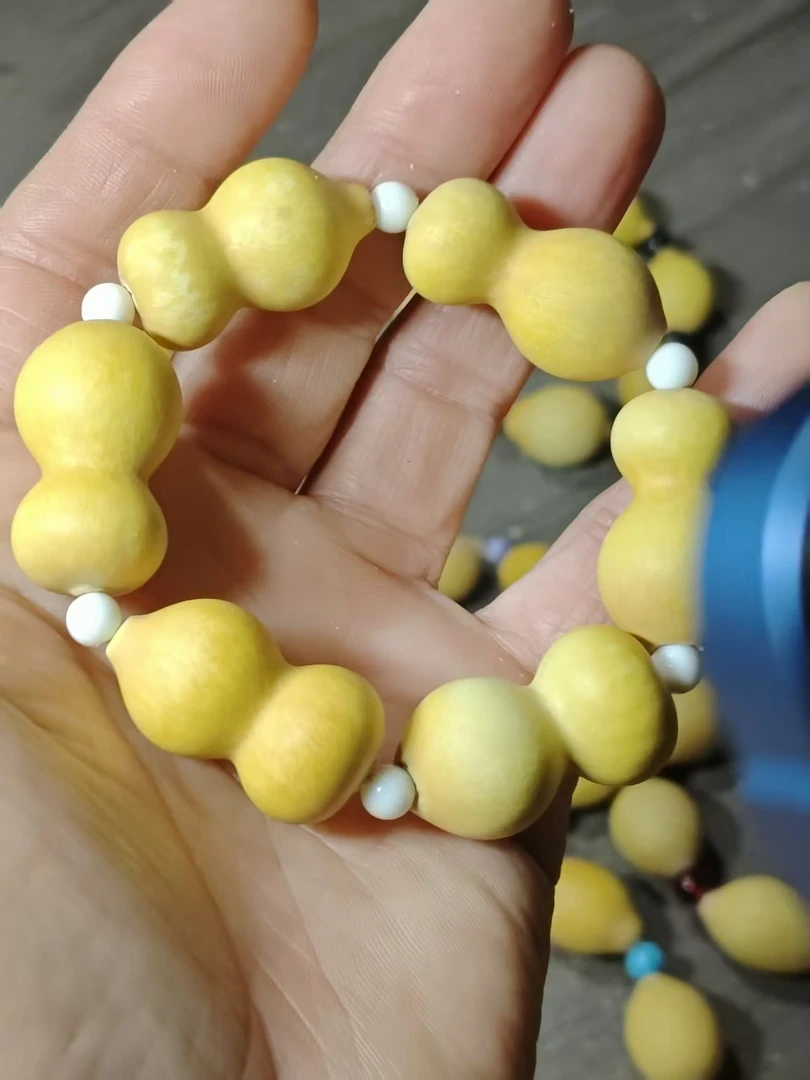 【直播间下单】草里金葫芦手串文玩配饰把件