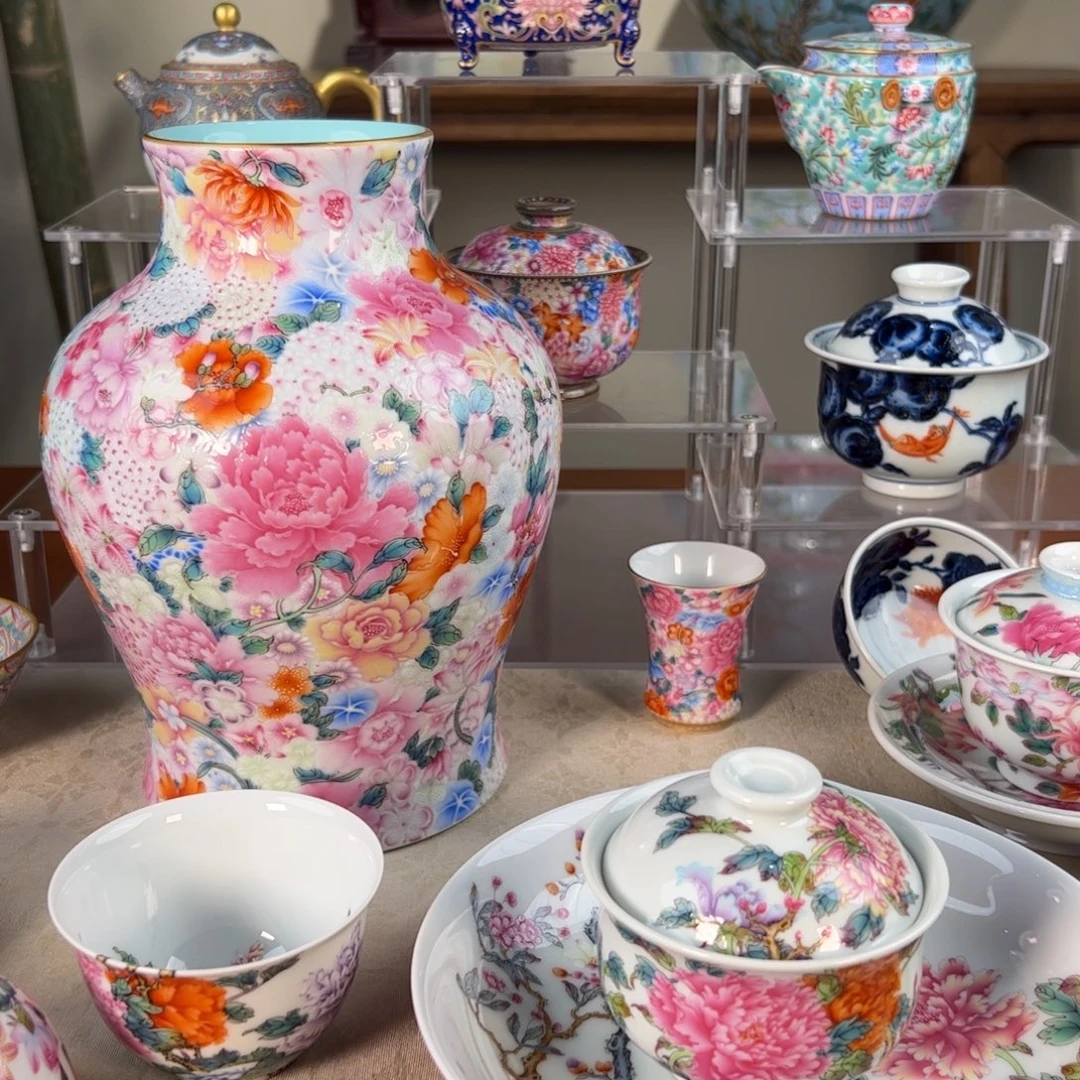 小***子纯手工手绘 高端茶器