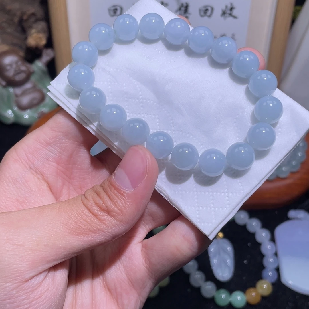 定制翡翠未镶嵌手串