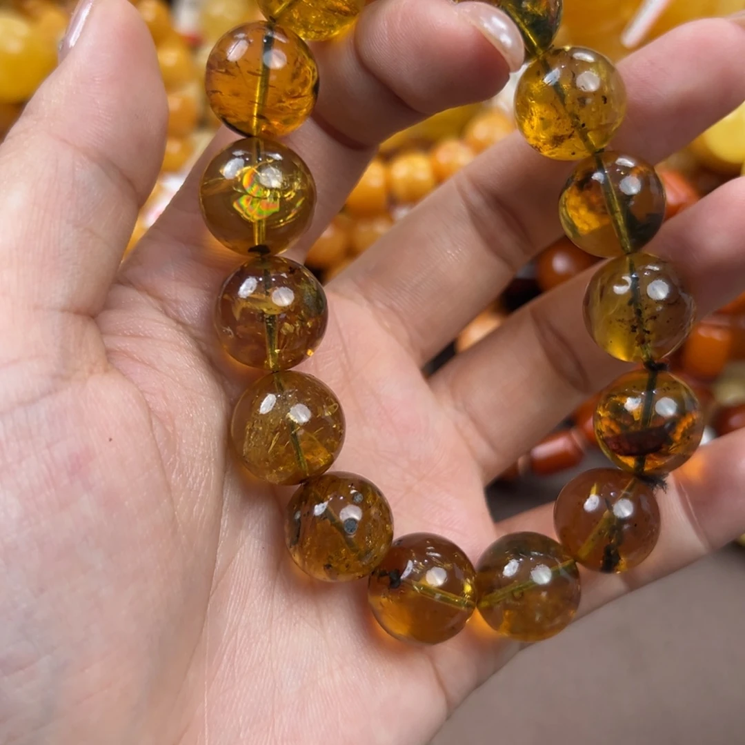 琥珀未镶嵌珠宝奇石