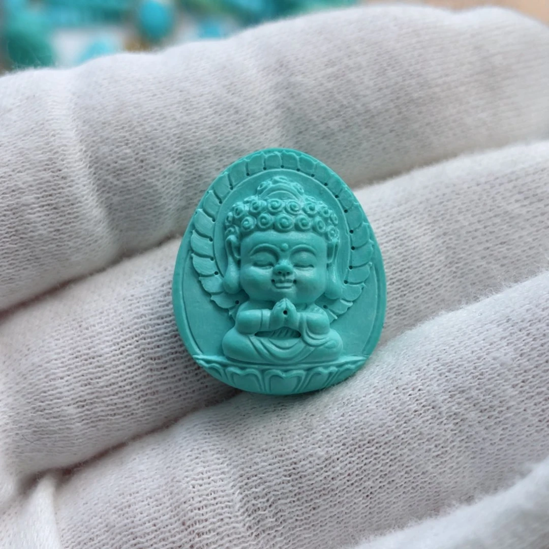 绿松石珠宝奇石未镶嵌