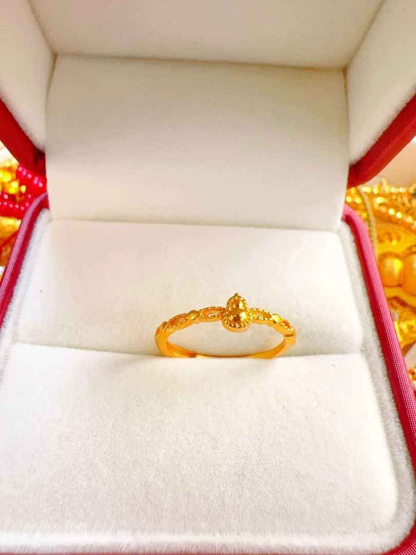 金色复古宫廷中国风葫芦戒指50122