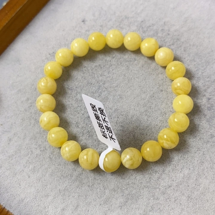 未镶嵌蜜蜡裸石串