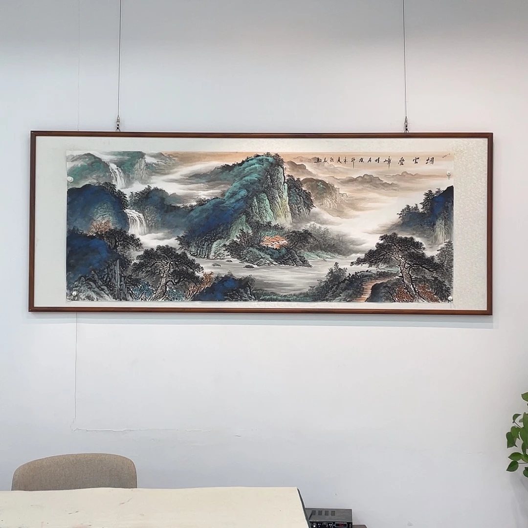 国画凌行志手绘作品