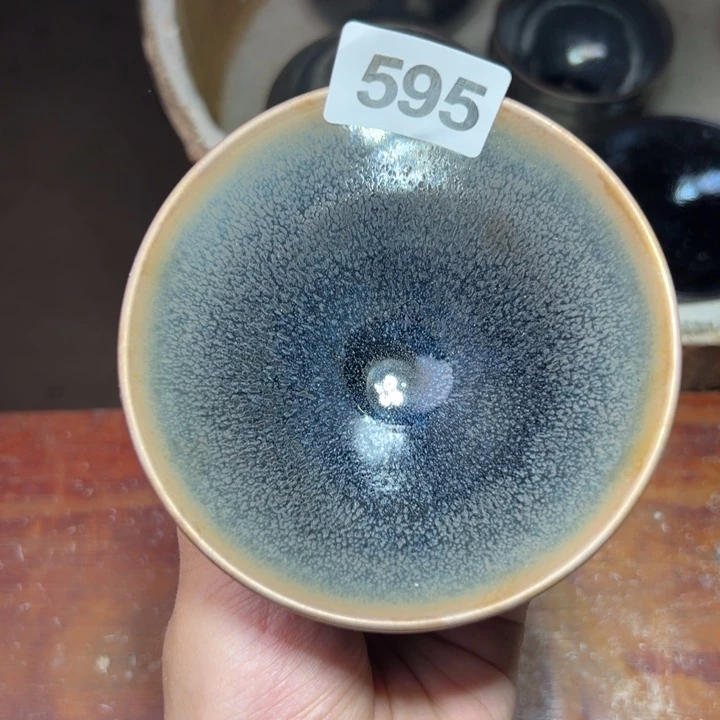 茶盏柴烧开窑全手工595