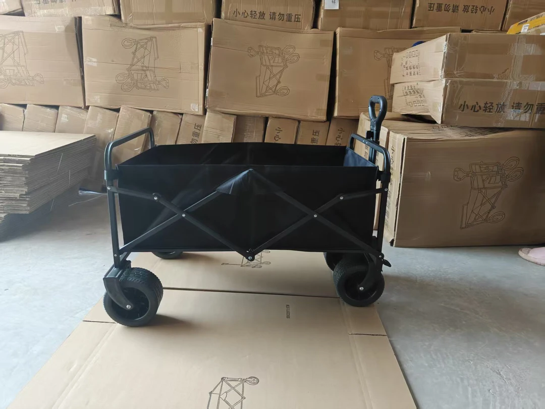 万向轮十寸野营拉车折叠露营小拖车遛娃拉快递摆摊小拖车