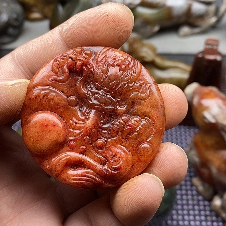 未镶嵌蛇纹石玉颈饰