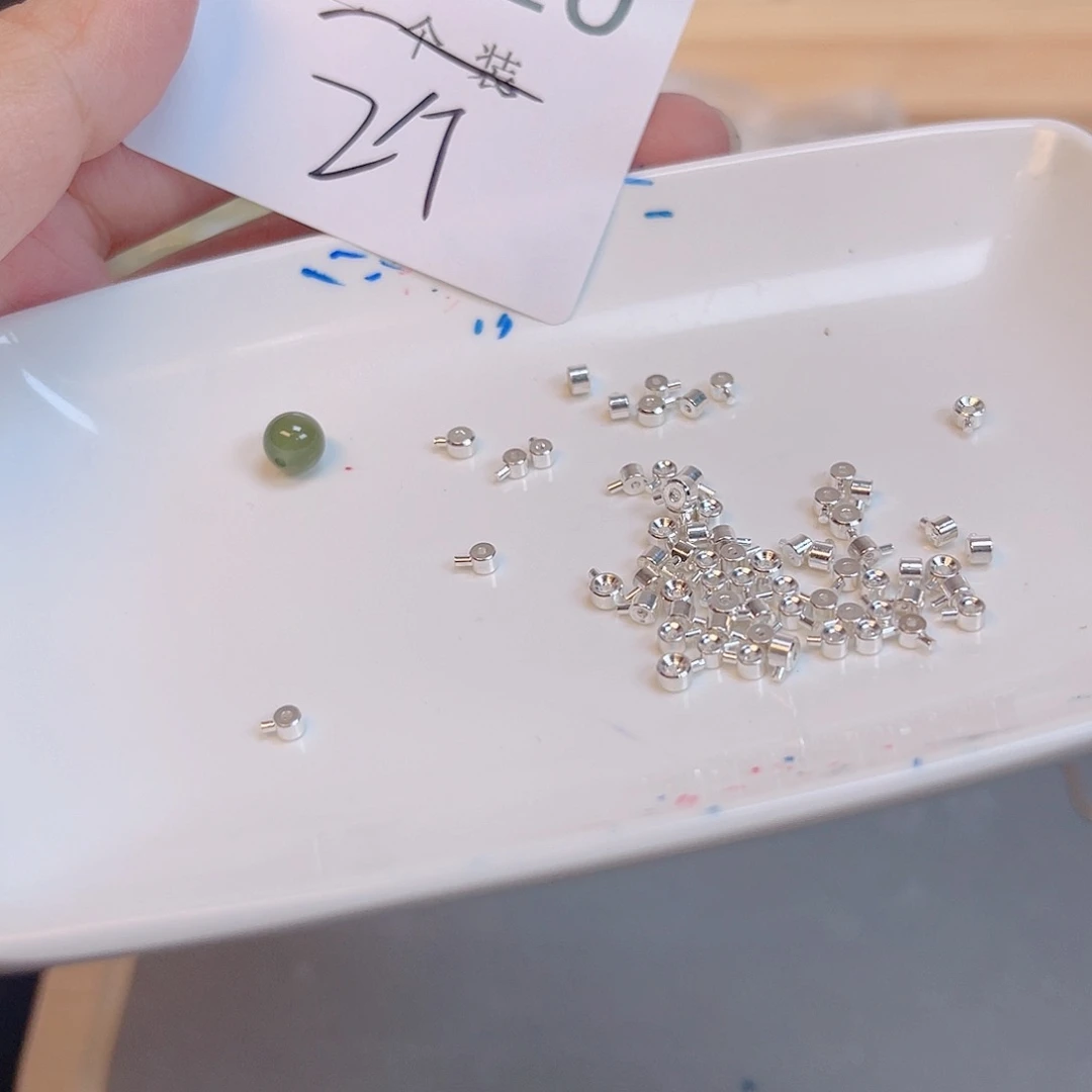 水晶珠宝半成品银S925镶嵌210