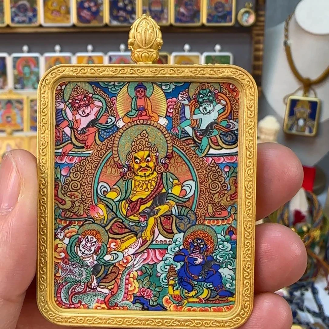 辛***弦吊坠热贡纯手绘【五路cc】