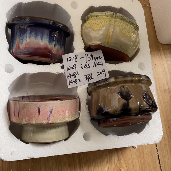 粗陶多肉花盆微瑕154