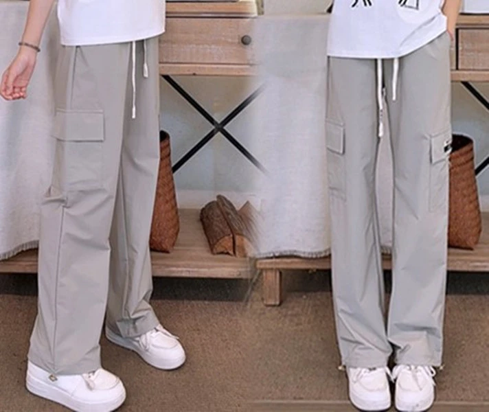 中大童短袖T恤套装夏季新款女童上衣初中高中学生百搭休闲裤T恤