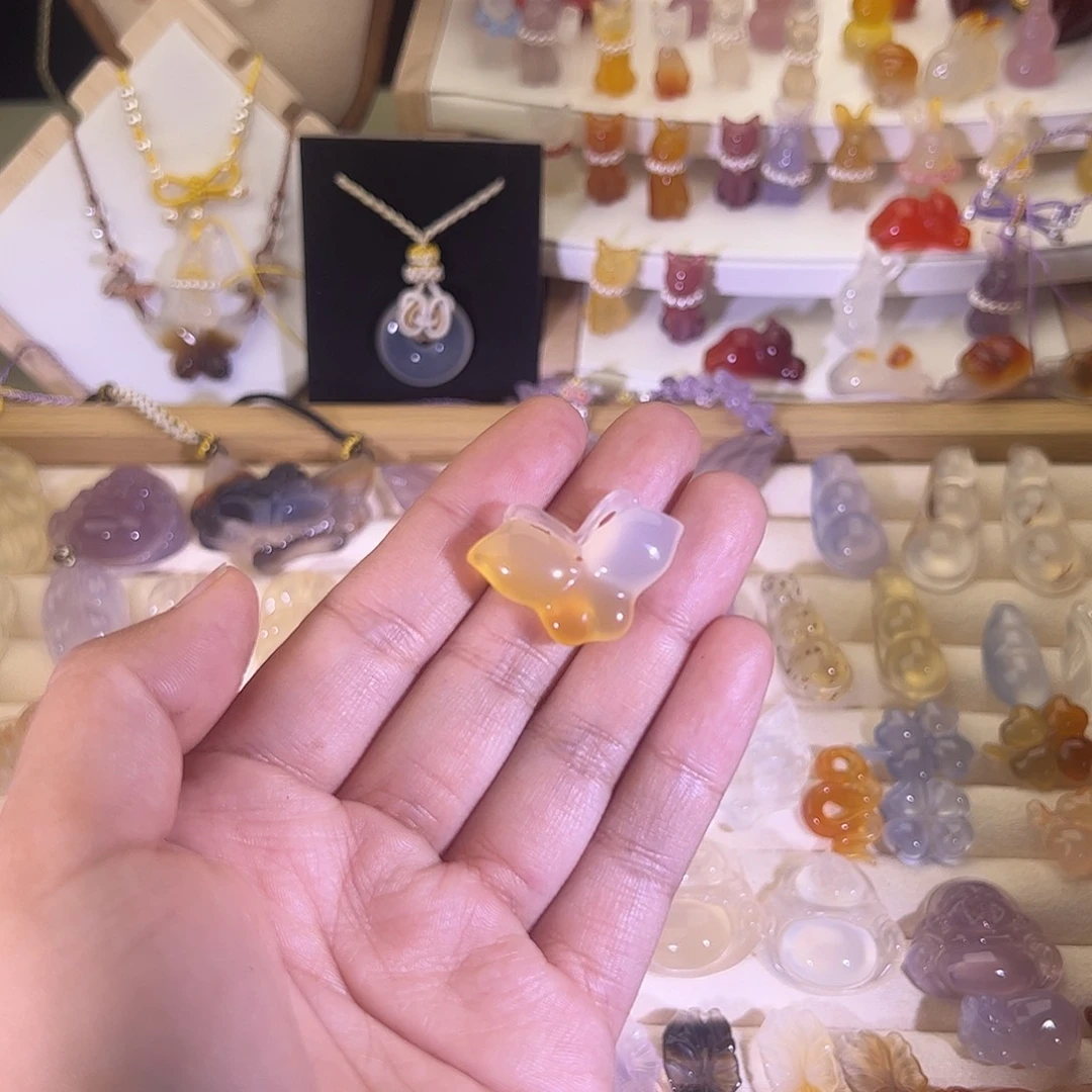 玛瑙/玉髓未镶嵌项链