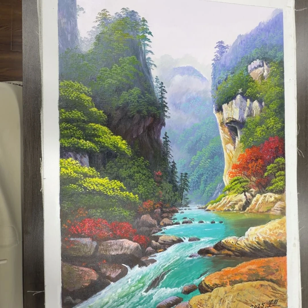 油画加油加油努力加油努力