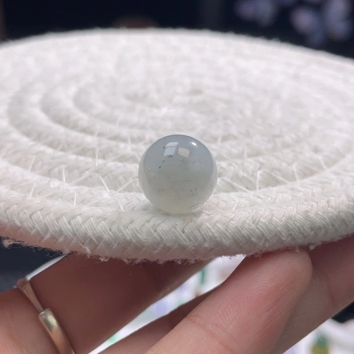 散珠翡翠福利芝麻糊圆珠卡12.6不鉴赏