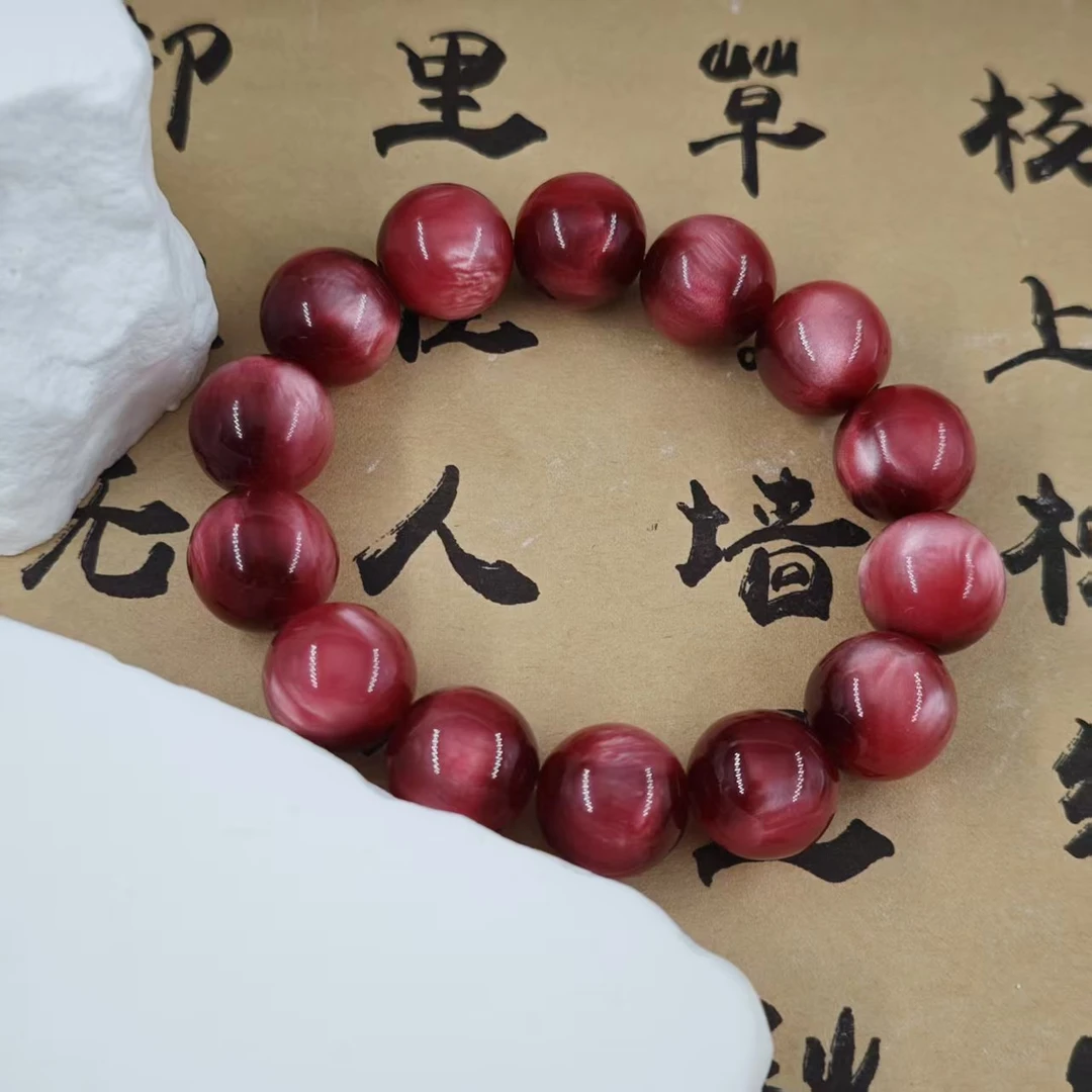 【古典珍藏】雪域红景天G012时尚气质树脂手串