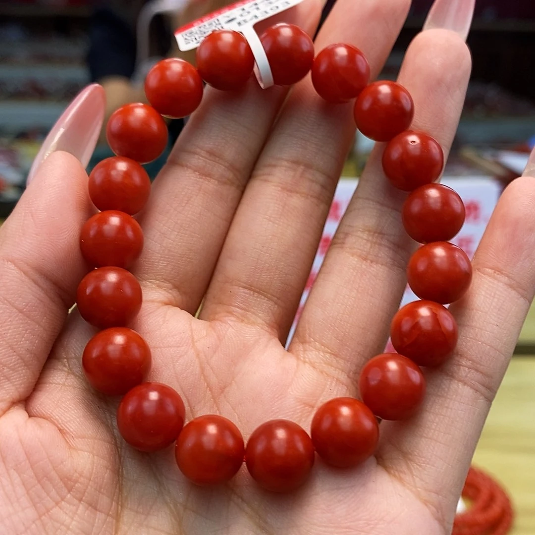 南红玛瑙10mm+单圈手串多样性发一未镶嵌
