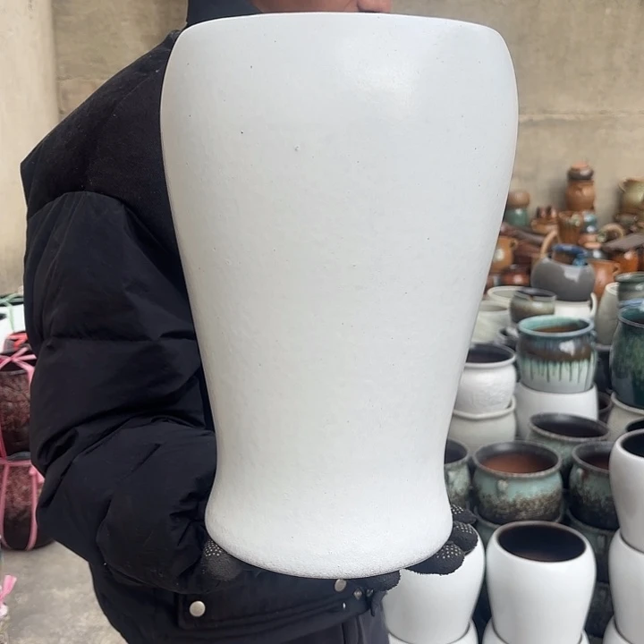 红陶白口径19高度32