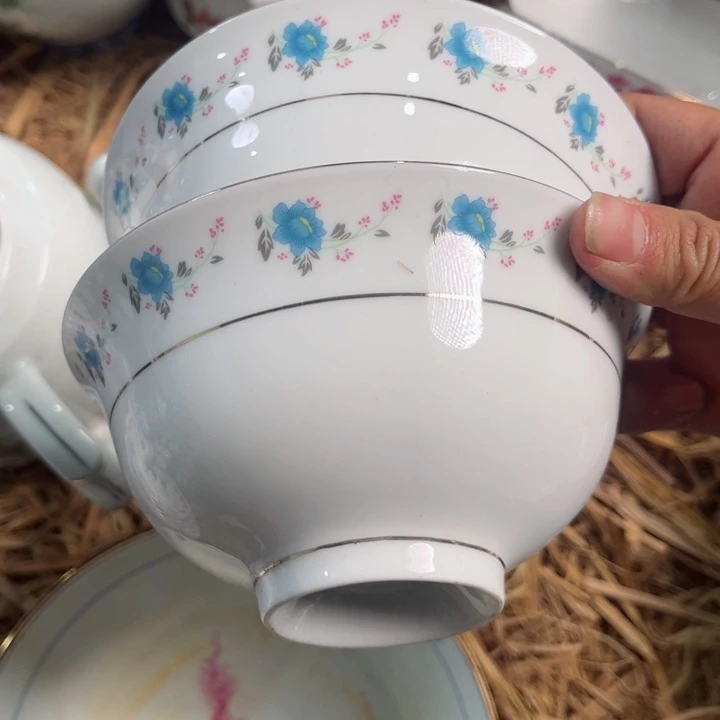 瓷片景德镇陶瓷六个