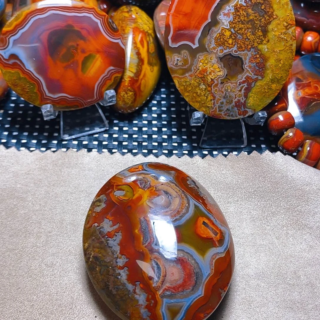 玛瑙/玉髓颈饰未镶嵌欧****1