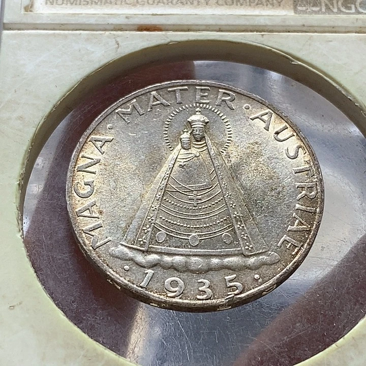 银Ag900奥地利5先令银币