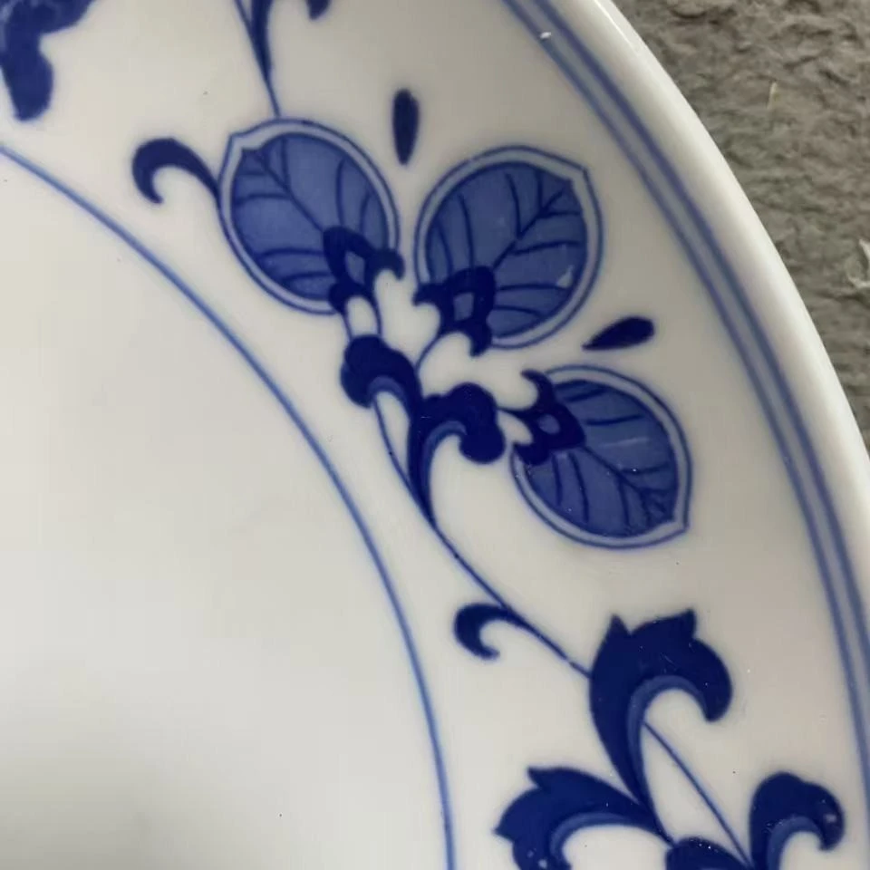香山宾馆定做10寸景德镇青花大窝盘家用餐具中餐具