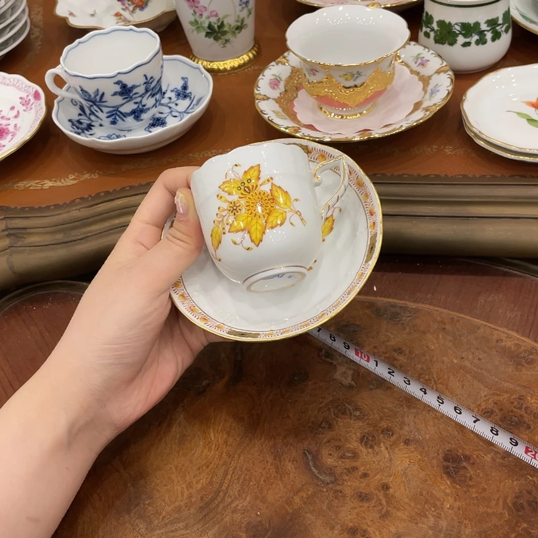 瓷片中古赫伦摩卡杯