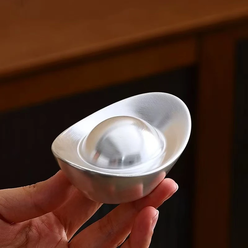 秋香茶具  银元宝盖置盖拖桌面小摆件-5399