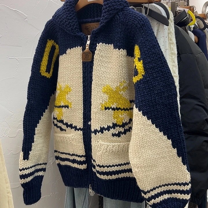 六六家手工毛衣 藏蓝色色系