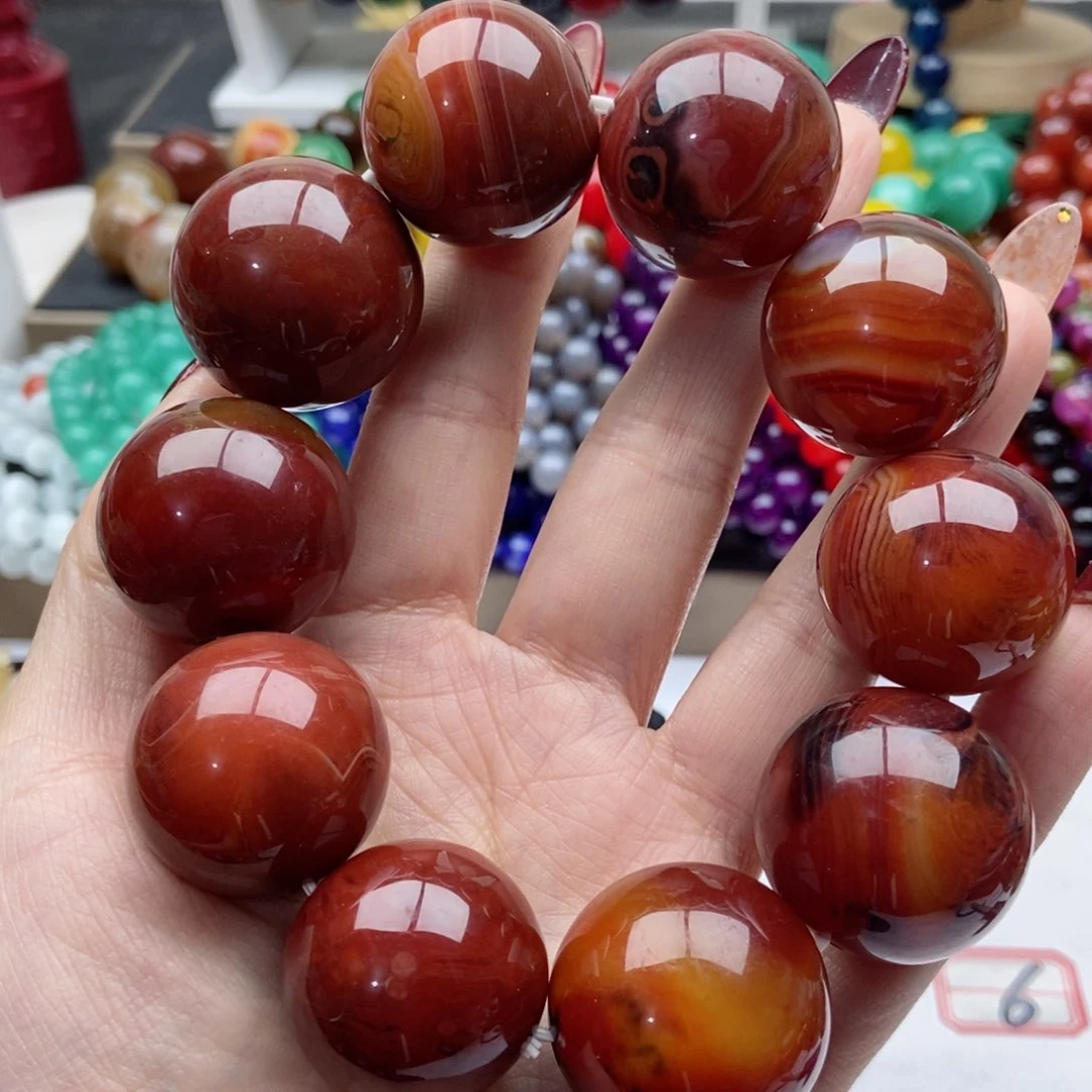 【闪购商品】玛瑙/玉髓手链未镶嵌悟*生