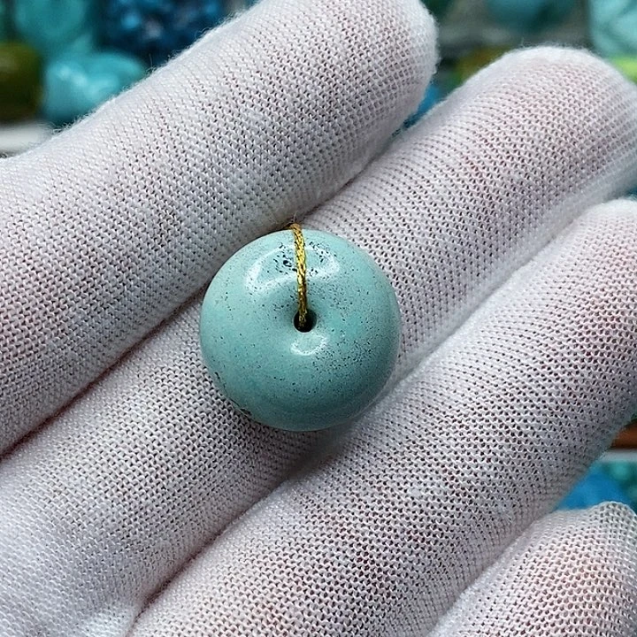 绿松石未镶嵌天然原矿 地大质检