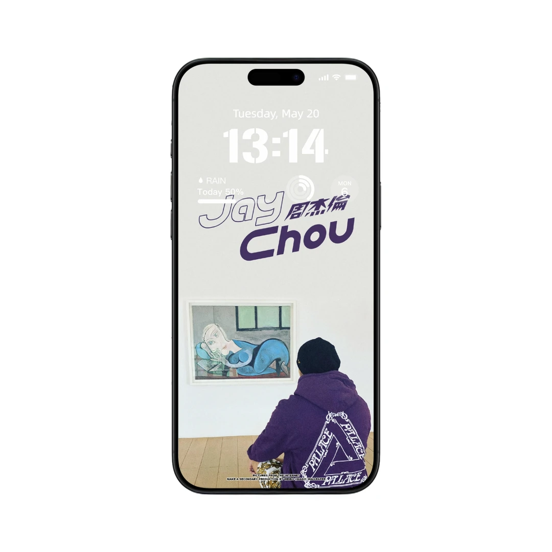周杰伦同款潮流看展风主题 高清原创手机壁纸 安卓苹果通用背景图