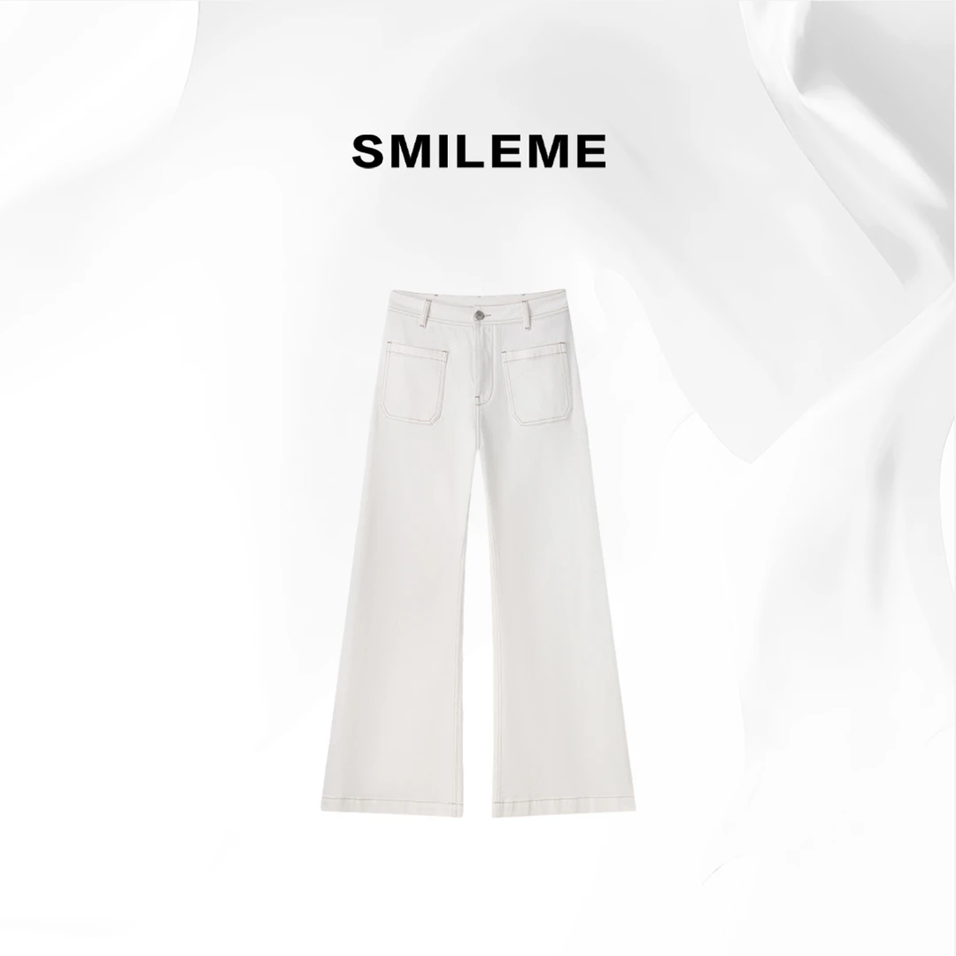 3-SMILEME【和熙微风】气质轻松打造大长腿既视感牛仔裤女R5373010