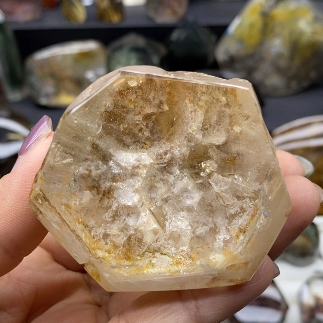 水晶未镶嵌珠宝半成品
