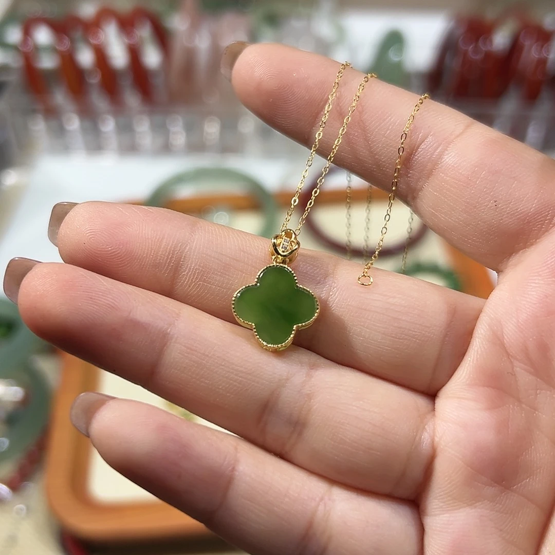 和田玉颈饰未镶嵌维*吉