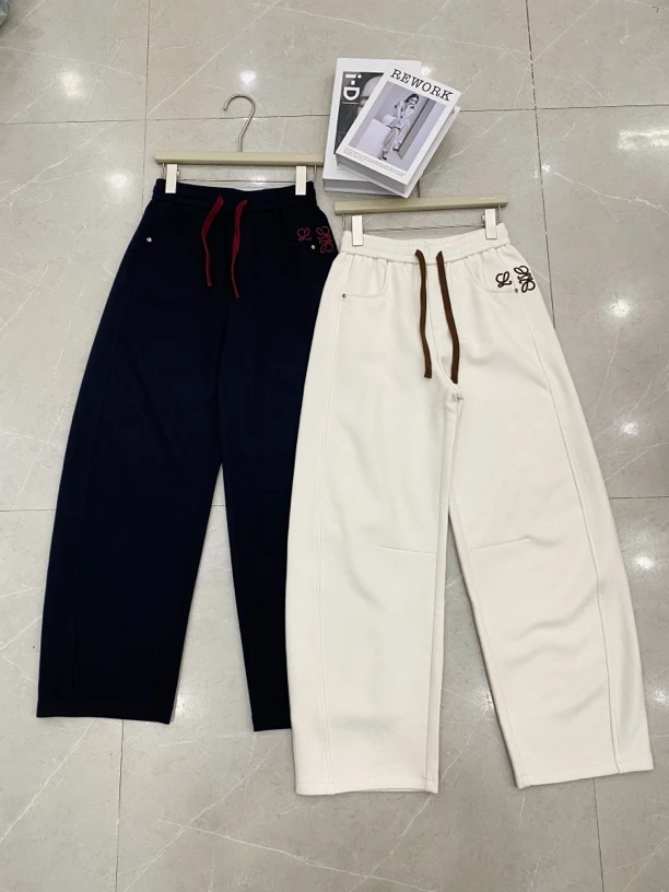 【秋冬新款】MT‘罗微羊绒休闲裤’  穿搭宽松松弛感运动裤阔腿裤时尚