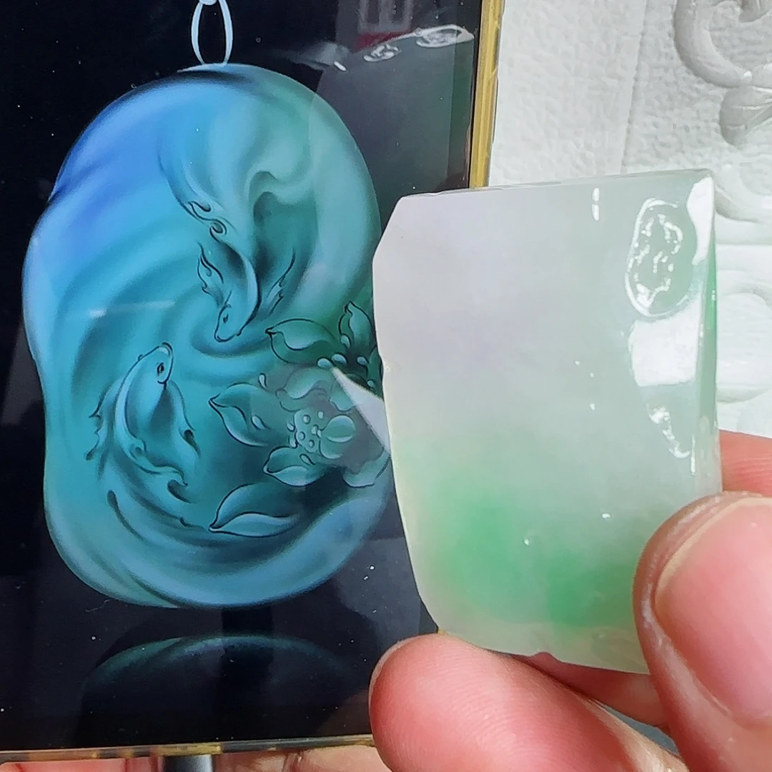未镶嵌定制翡翠缅甸天然A货翡翠含老师工艺