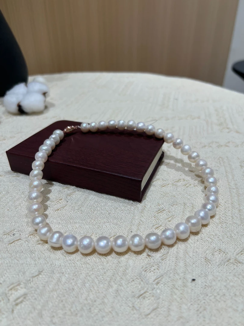 非金属仿珍珠项链 优雅显气质仿珍珠简约白色珍珠项链 10mm