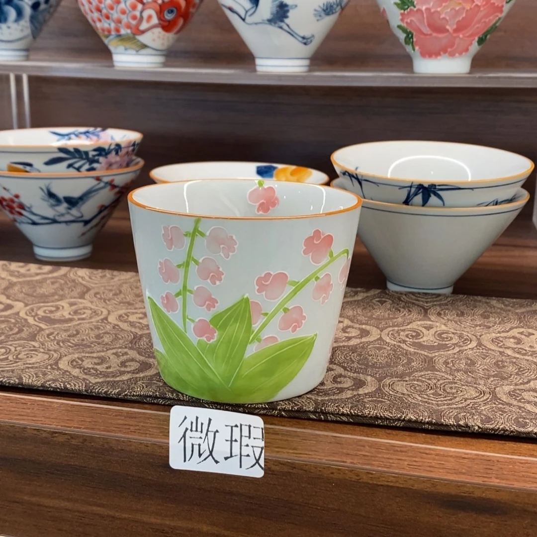 釉下彩老陶泥手工绘制