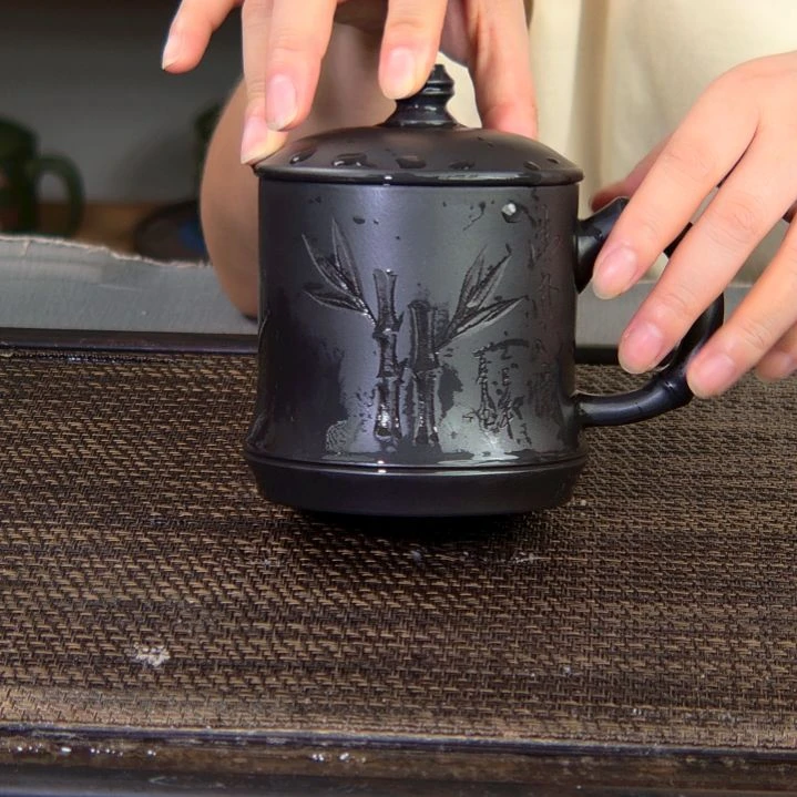 茶杯紫砂高货放漏