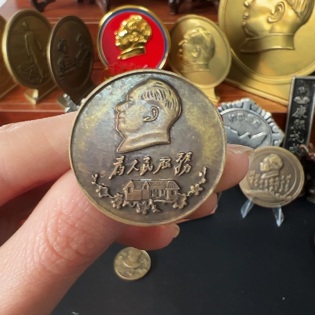 金属黄铜铜章链接