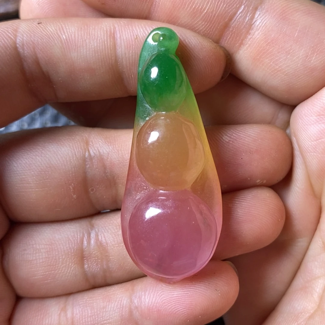 戴***明吊坠白玉菩提摆件