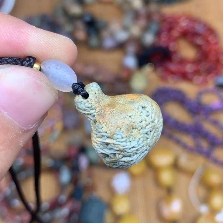 玛瑙/玉髓未镶嵌珠宝半成品心**想