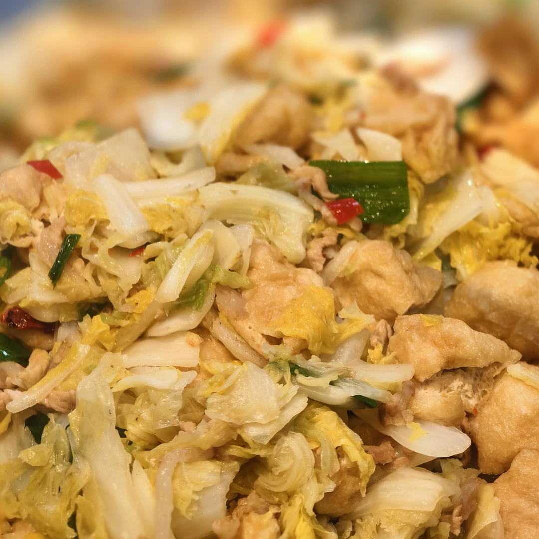 娃娃菜油豆腐 1 份300g娃娃菜