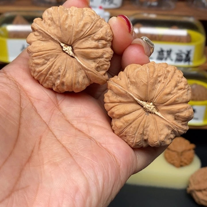 文玩核桃吊坠柿**意46全品南瓜墩