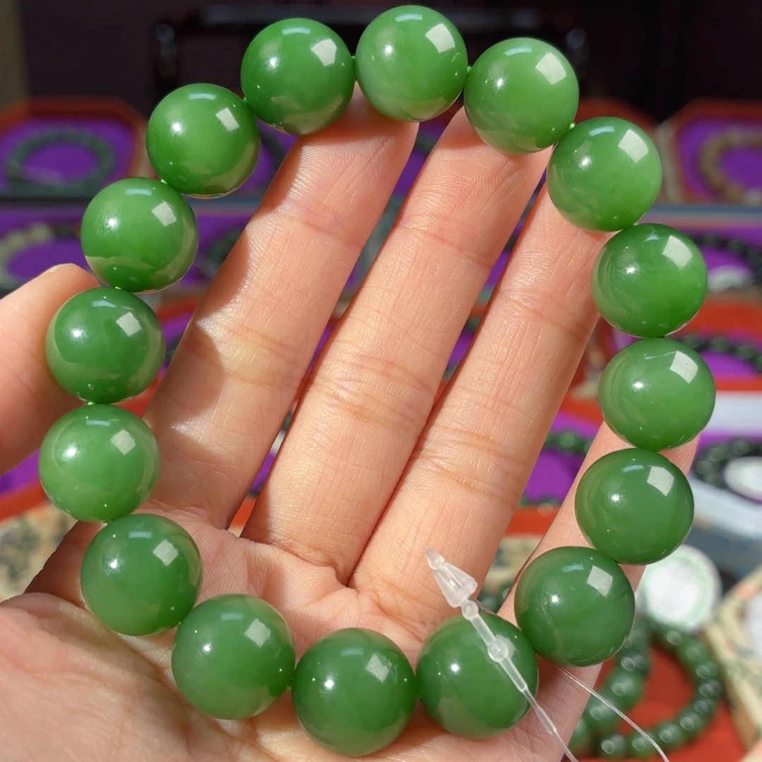 和田玉（碧玉）未镶嵌手串